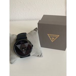 GUESS Mens Black Analog Watch 44 mm Color Black New